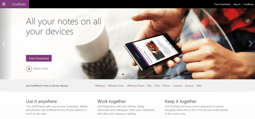 OneNote Banner